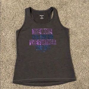 Reebok girls tank top